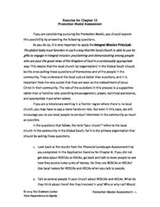 Promotion Model Assessment